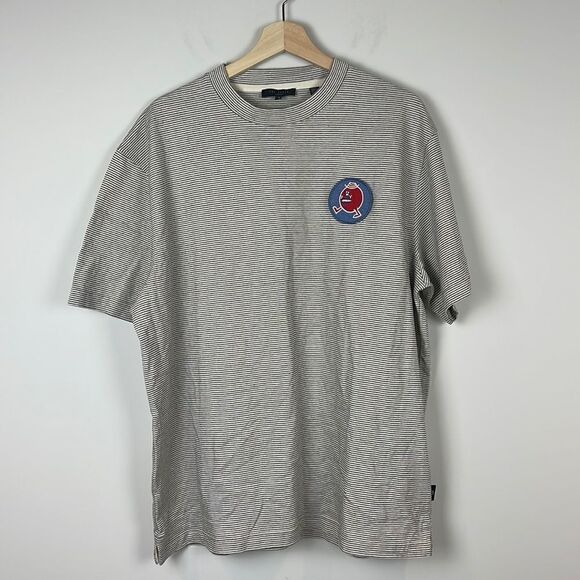 Ted Baker Monans Short Sleeve Tee with Removable Graphic Patch, Ted Size Large - Picture 3 of 10